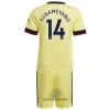 Officiële Voetbalshirt + Korte Broek Arsenal Pierre-Emerick Aubameyang 14 Uit 2021-22 - Kids